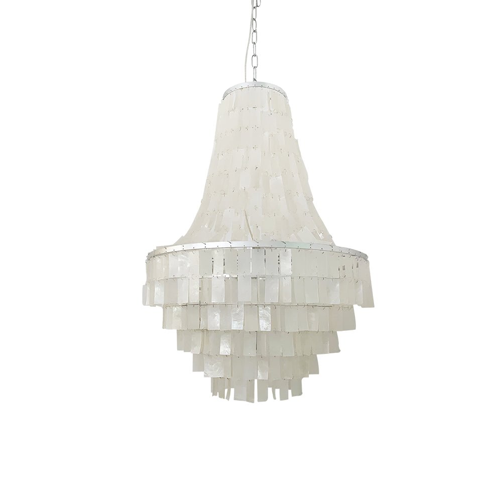 Aurora Chandelier Boho Shell Tiered - Neutralighting