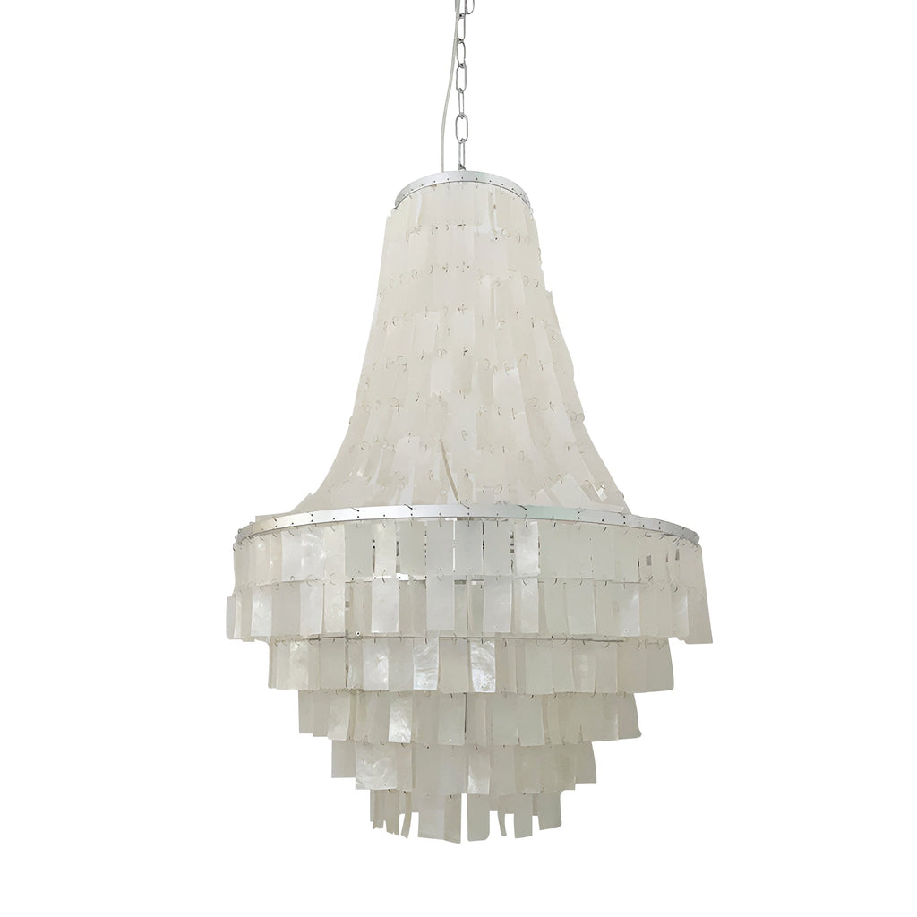 Aurora Chandelier Boho Shell Tiered - Neutralighting