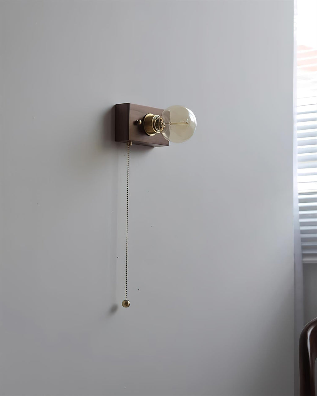 Bois Applique Murale Style Edison - Neutralighting