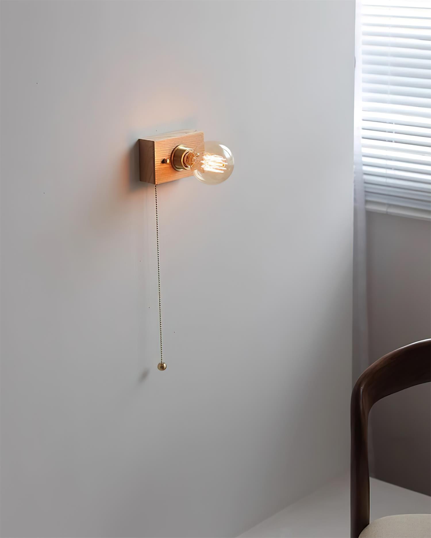 Bois Applique Murale Style Edison - Neutralighting