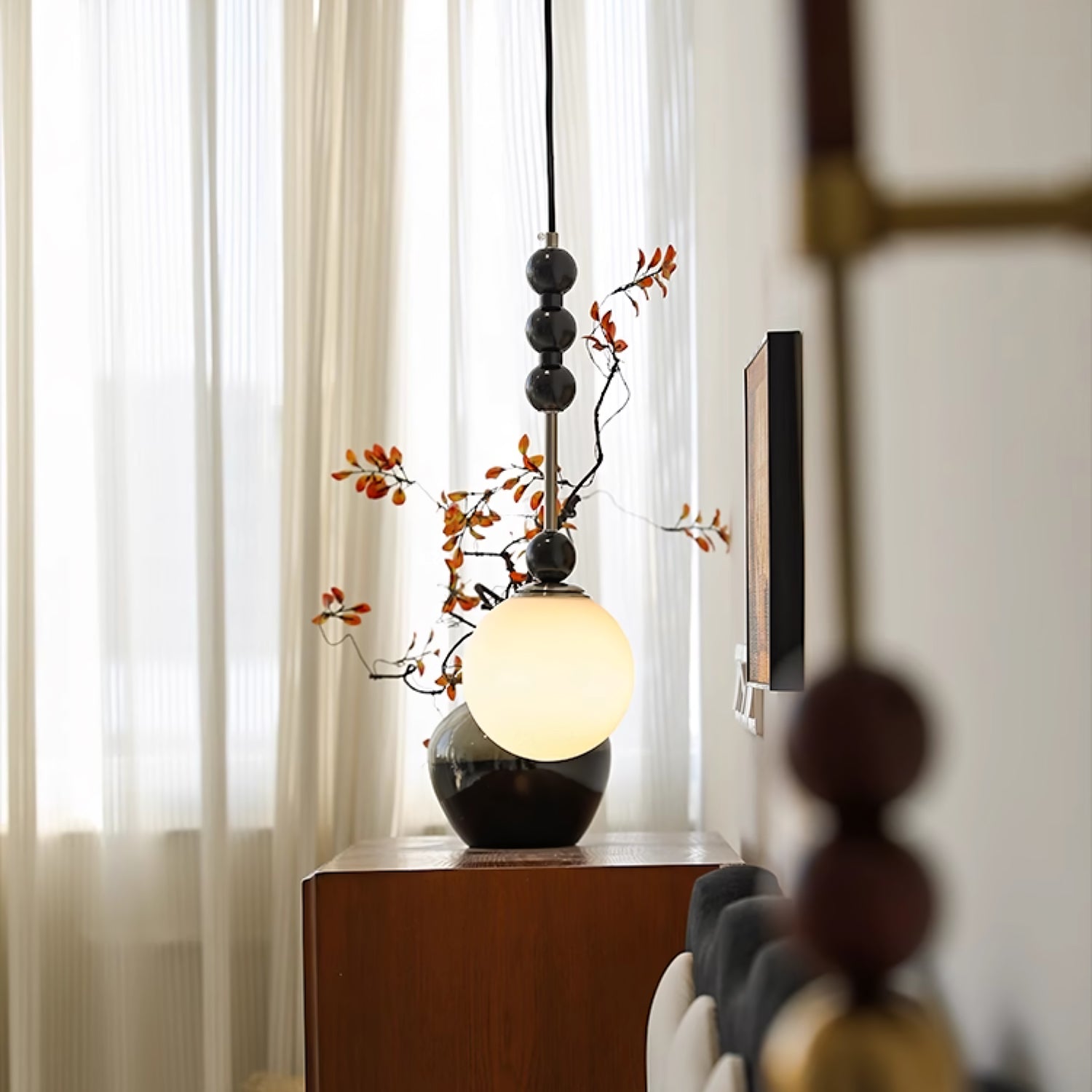 Aeris Suspension Minimaliste en Bois - Neutralighting
