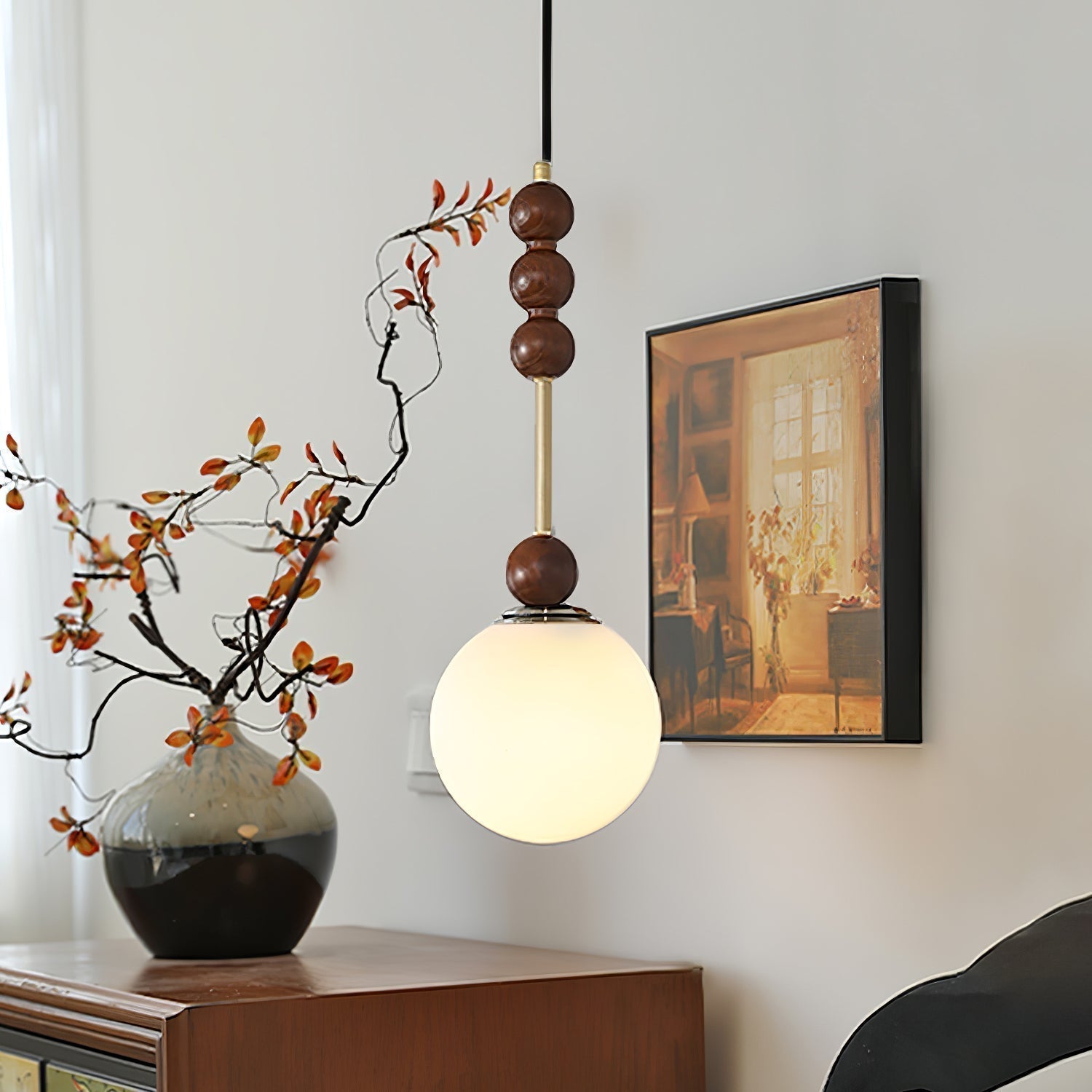 Aeris Suspension Minimaliste en Bois - Neutralighting