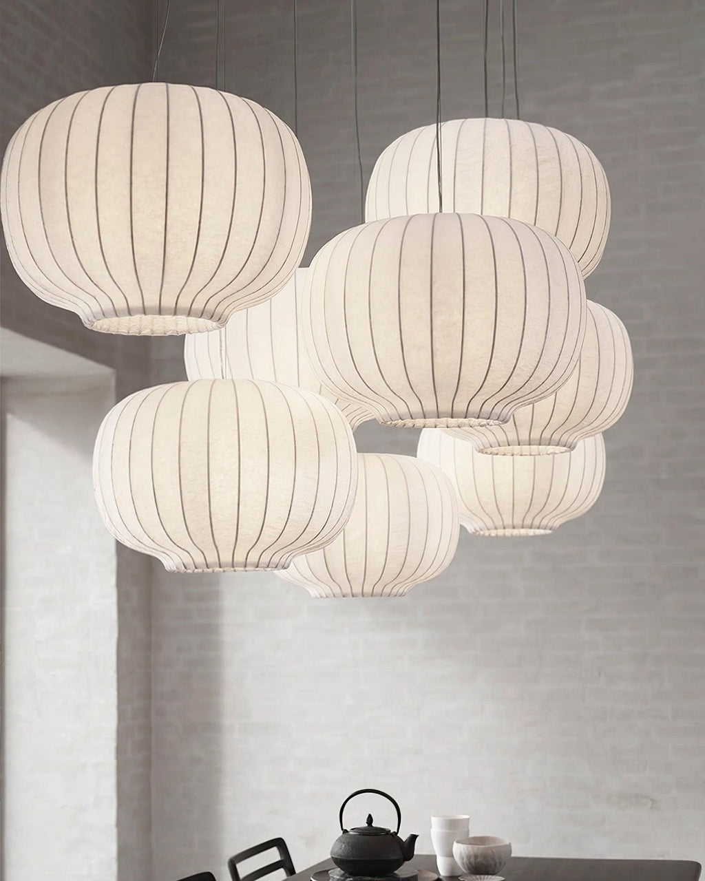Rinwa Lampe Suspension Lanternes Inspirée du Japon - Neutralighting