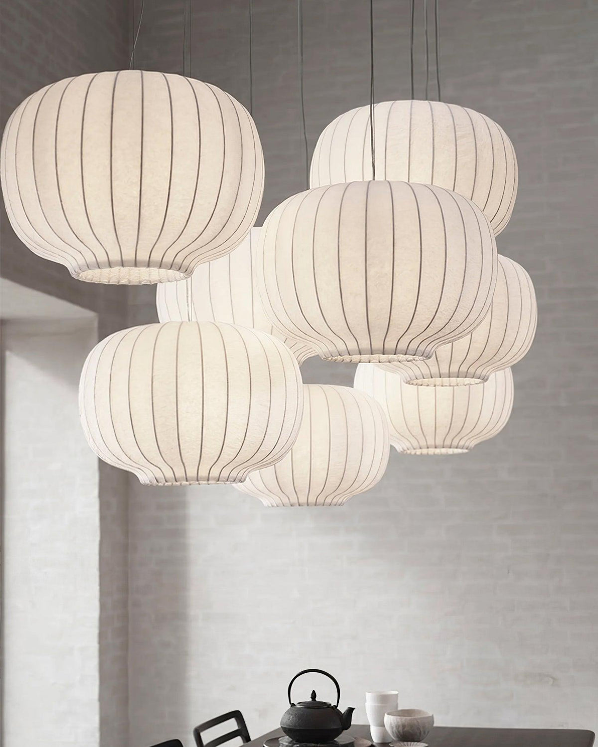 Rinwa Lampe Suspension Lanternes Inspirée du Japon - Neutralighting