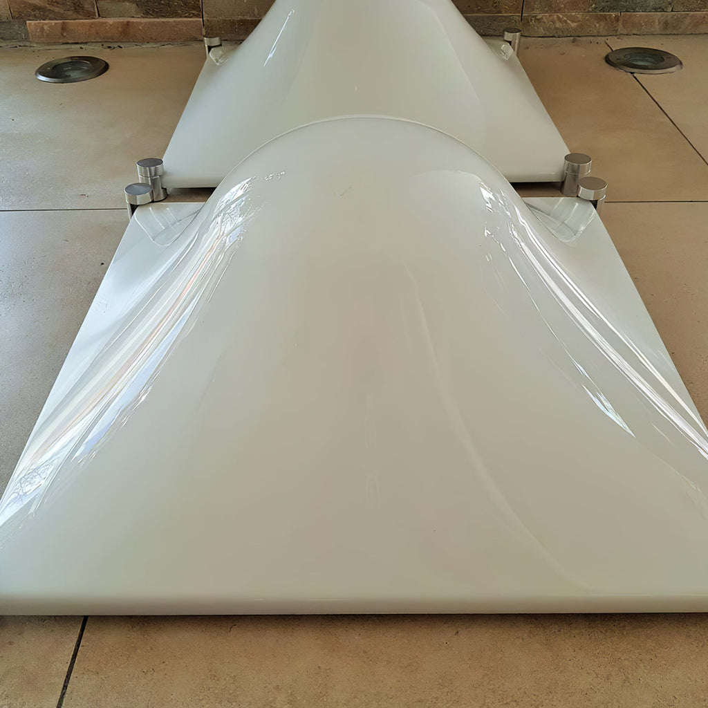 Bolla Lustre Plafonnier Blanc Doux Courbes Élégant - Neutralighting