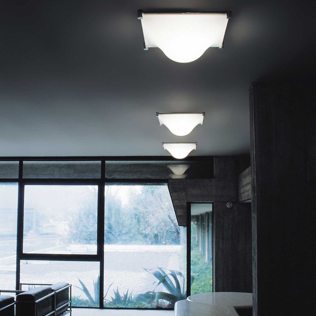 Bolla Plafonnier Courbe Triangle Abat-jour Minimaliste - Neutralighting