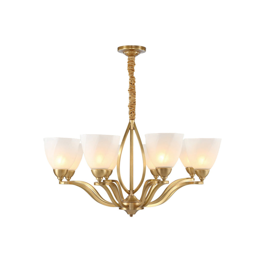 Dvaluvyj Postmodern Luxe Laiton Métal Verre Lustre - Neutralighting