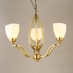 Dvaluvyj Postmodern Luxe Laiton Métal Verre Lustre - Neutralighting