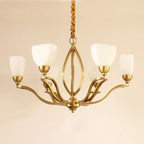 Dvaluvyj Postmodern Luxe Laiton Métal Verre Lustre - Neutralighting
