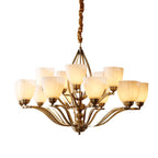 Dvaluvyj Postmodern Luxe Laiton Métal Verre Lustre - Neutralighting