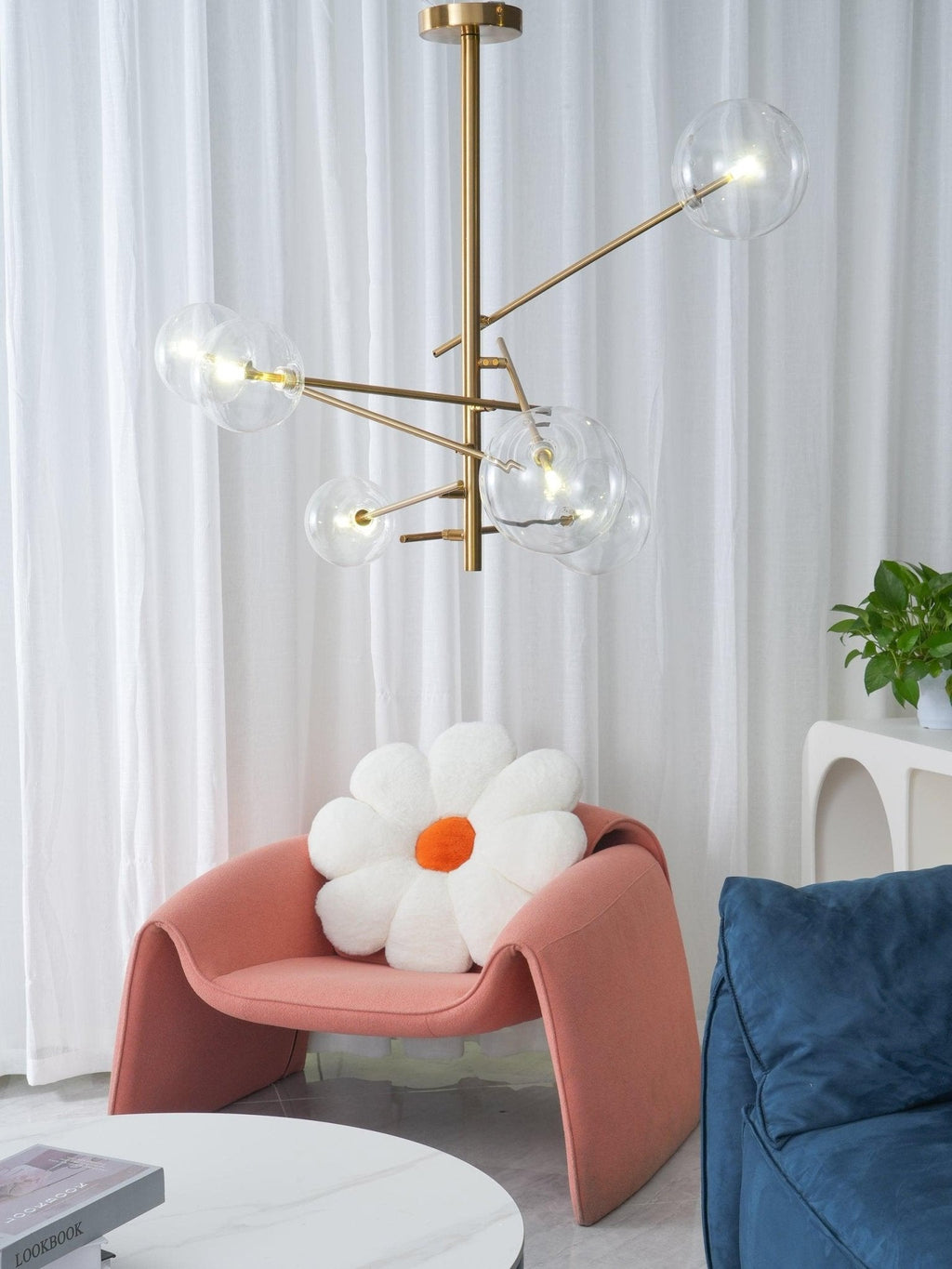 Lustra Chandelier LED Cristal Clair - Neutralighting
