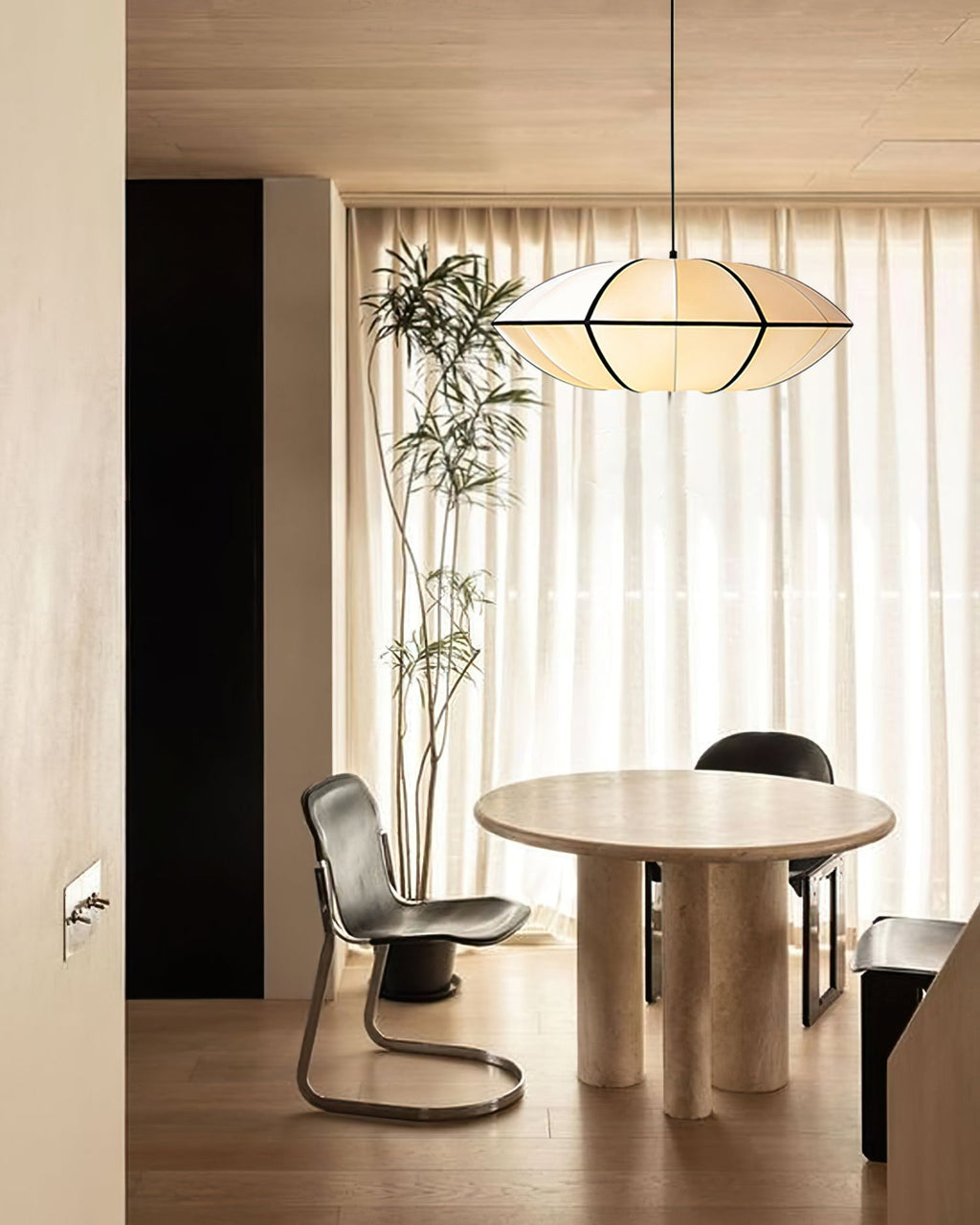 Daphne Lampe suspendue en tissu moderne - Neutralighting