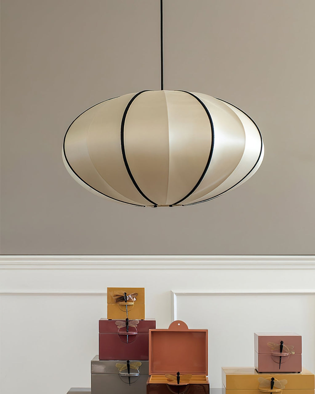 Daphne Lampe suspendue en tissu moderne - Neutralighting