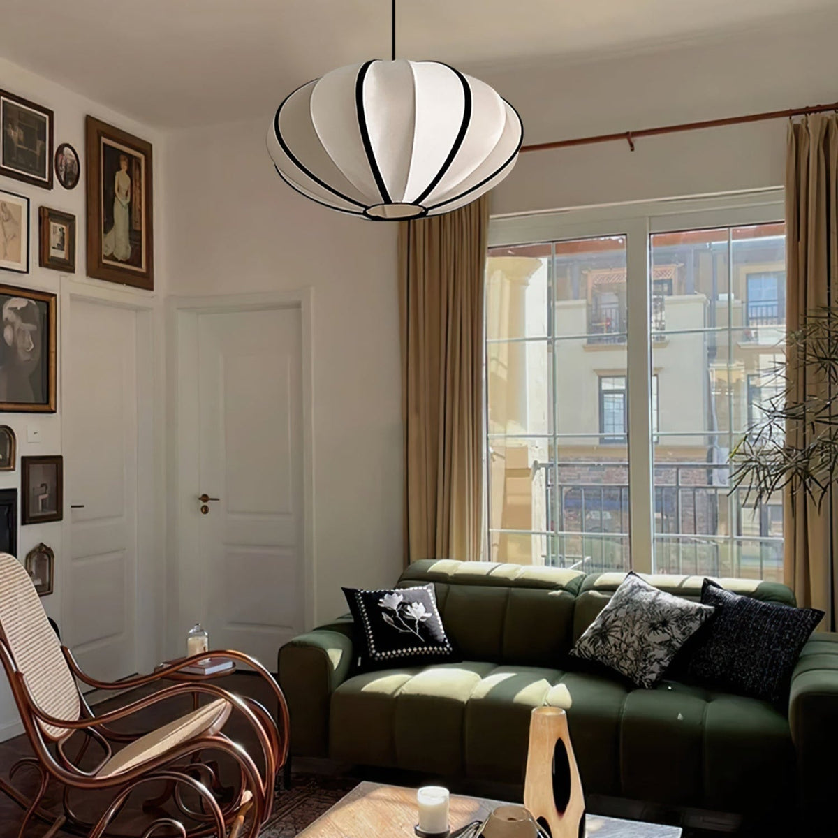 Daphne Lampe suspendue en tissu moderne - Neutralighting