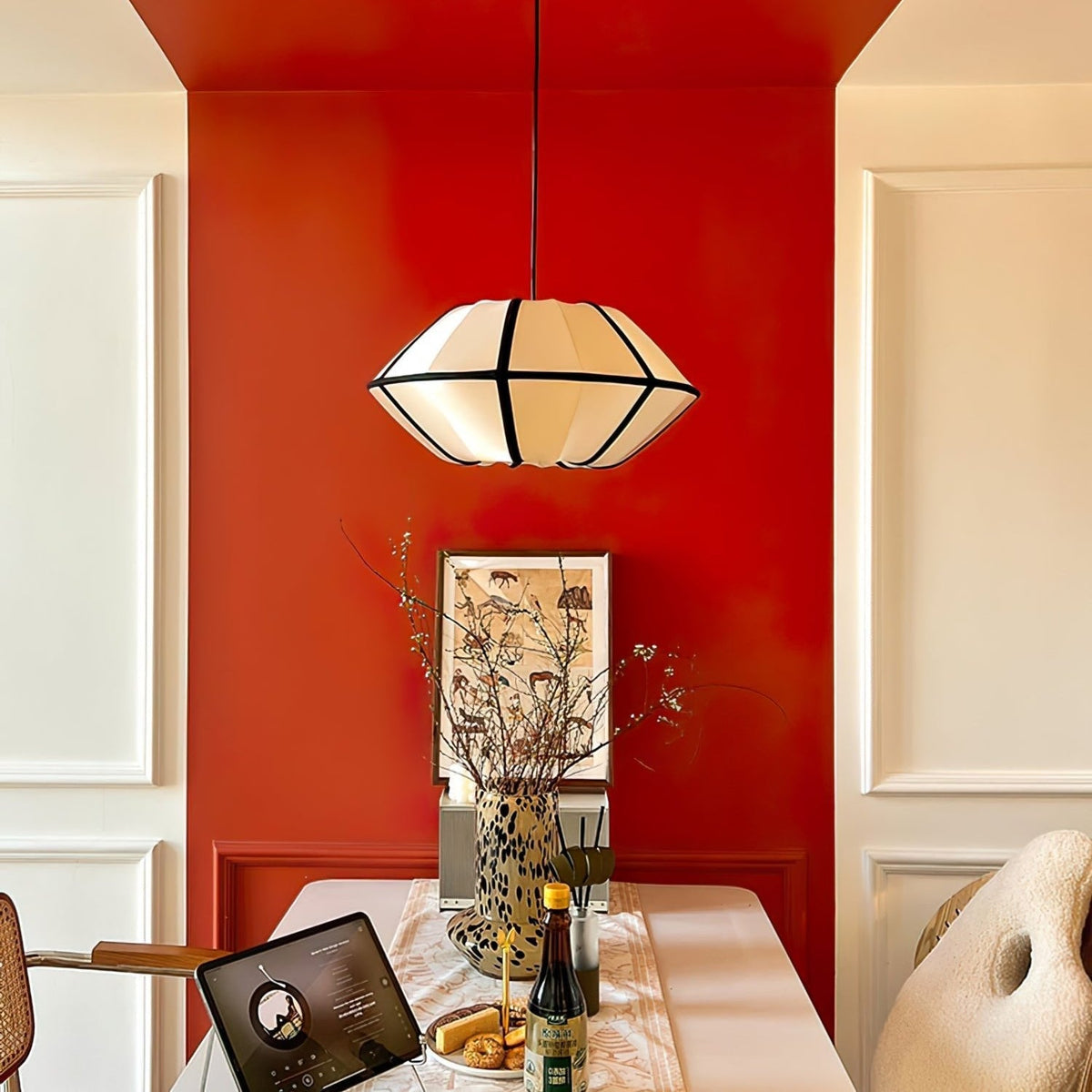 Daphne Lampe suspendue en tissu moderne - Neutralighting