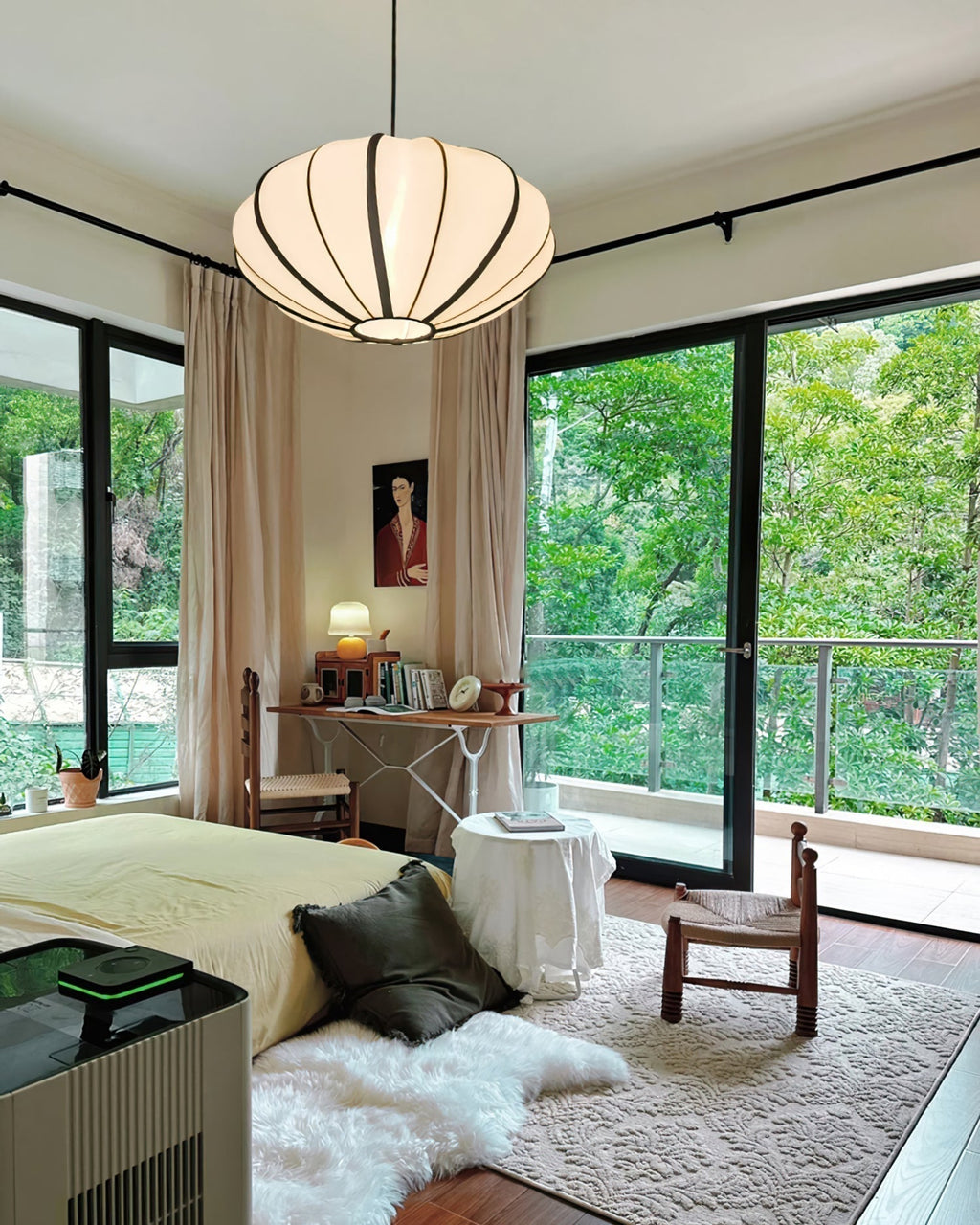 Daphne Lampe suspendue en tissu moderne - Neutralighting