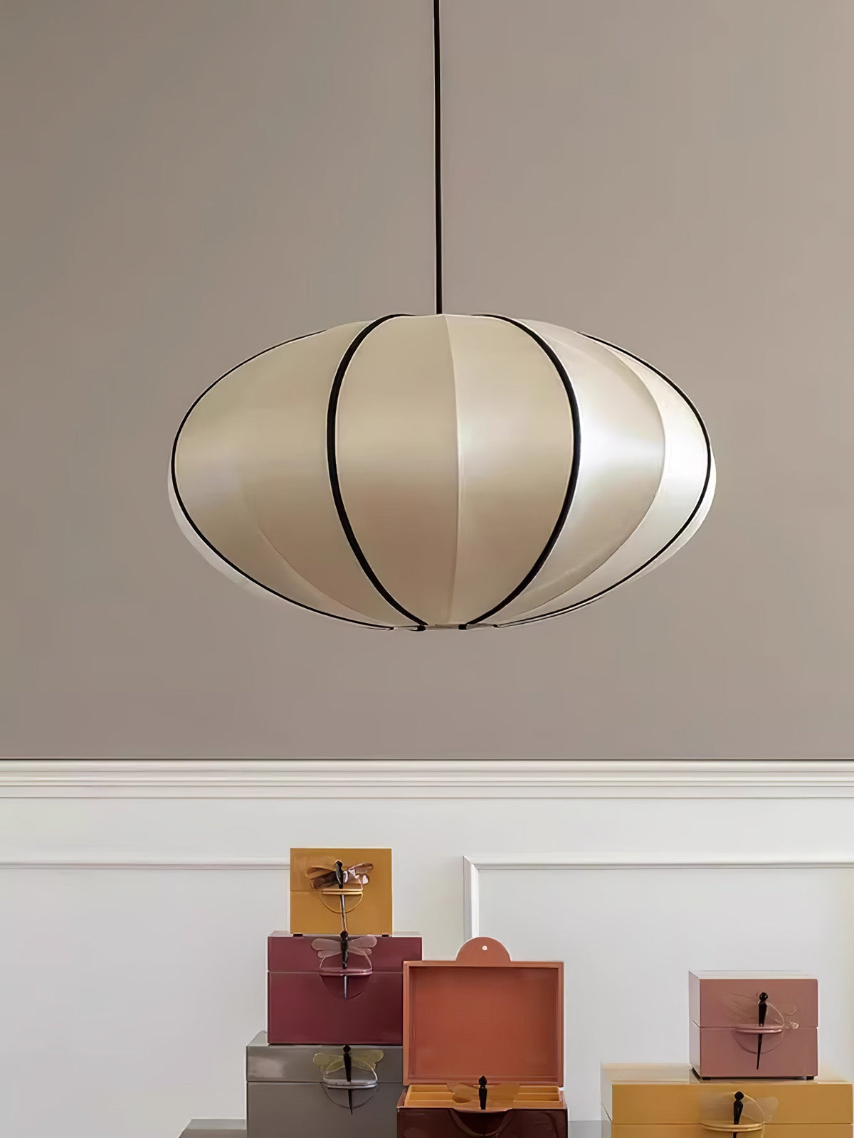 Daphne Lampe suspendue en tissu moderne - Neutralighting