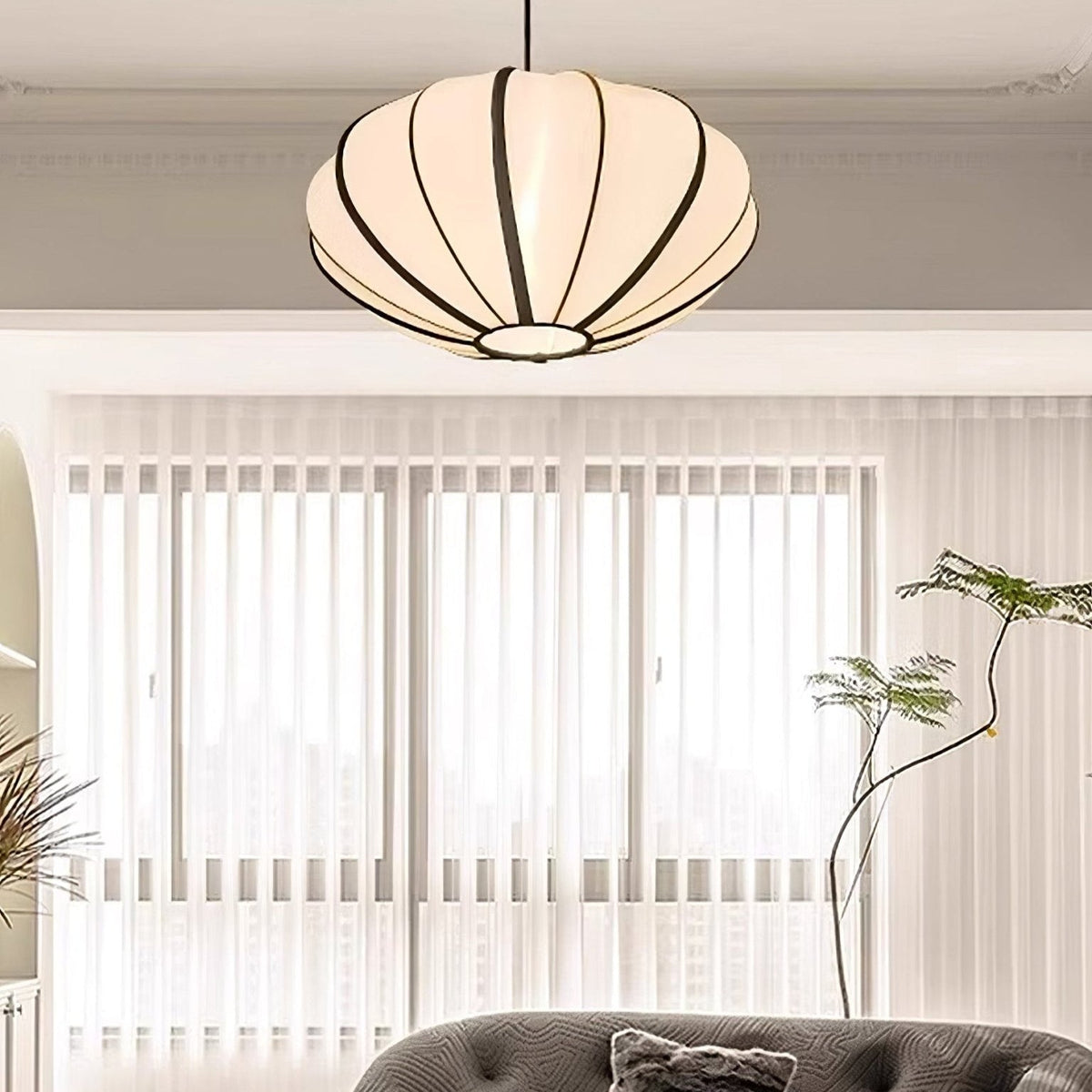 Daphne Lampe suspendue en tissu moderne - Neutralighting