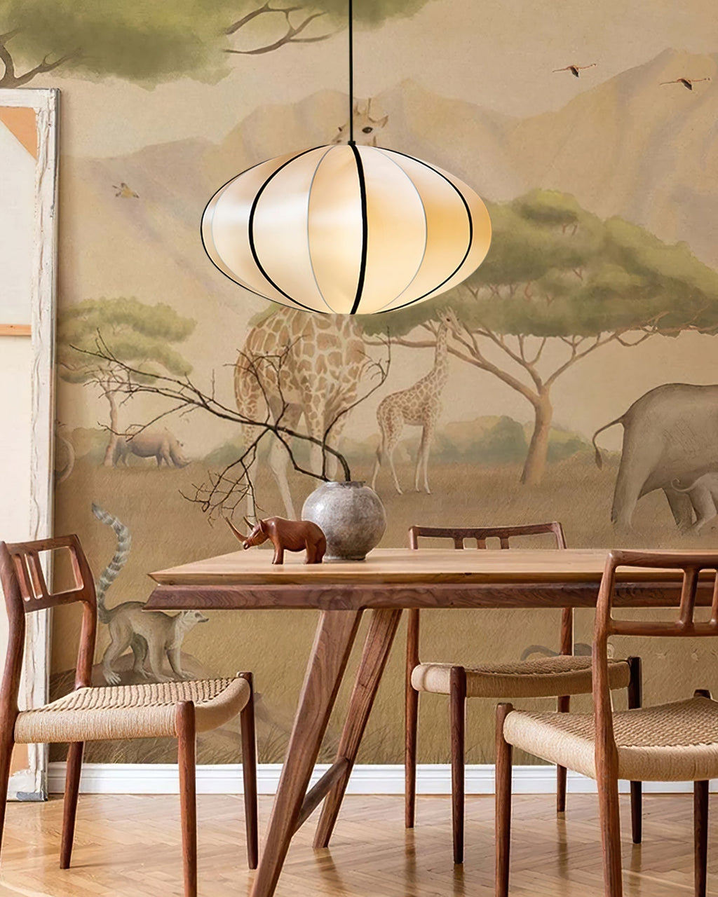 Daphne Lampe suspendue en tissu moderne - Neutralighting