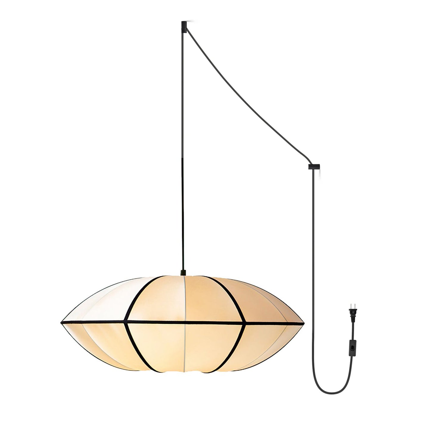 Viorace Tissu Futuriste Suspension - Neutralighting