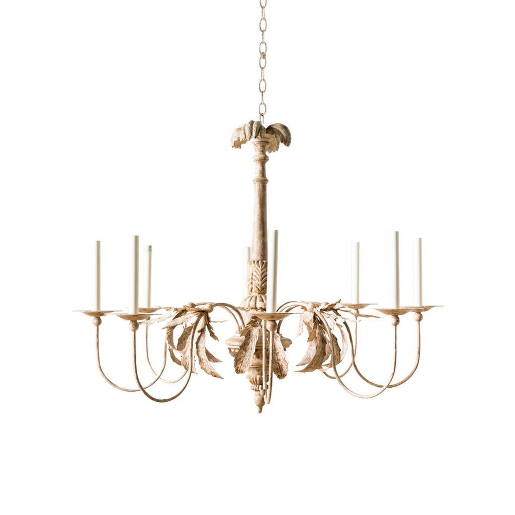 Eirikuvyj Postmodern Luxe Court Bois Métal Lustre - Neutralighting