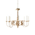 Eirikuvyj Postmodern Luxe Court Bois Métal Lustre - Neutralighting