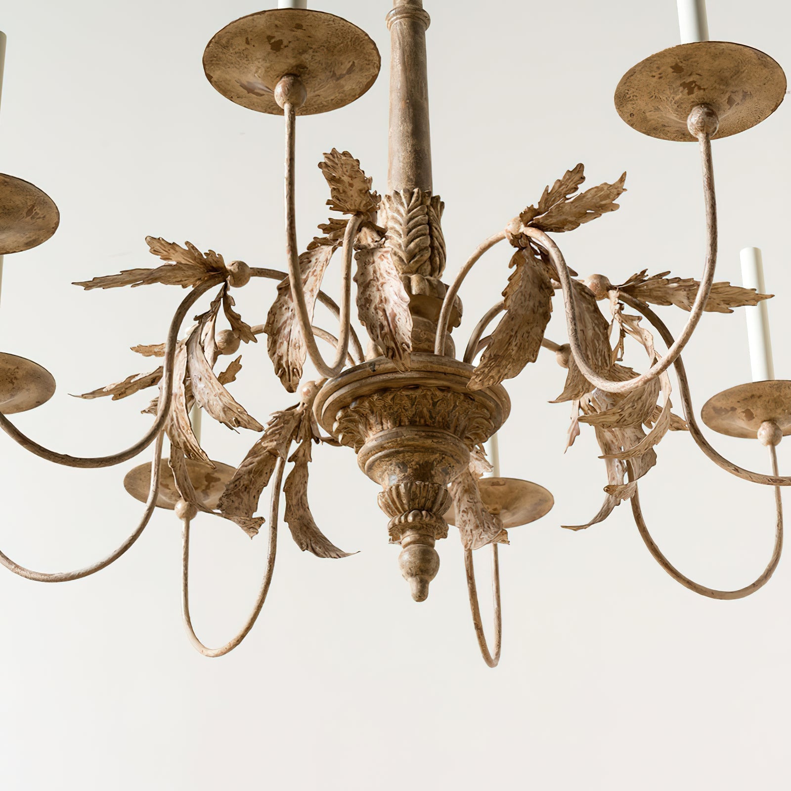 Eirikuvyj Postmodern Luxe Court Bois Métal Lustre - Neutralighting