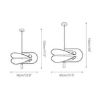 Ildvuvyk Individuel Créativité Acrylique Métal Suspension - Neutralighting