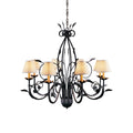 Gloruvyj Individuel Créativité Laiton Tissu Lustre - Neutralighting