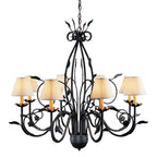 Gloruvyj Individuel Créativité Laiton Tissu Lustre - Neutralighting