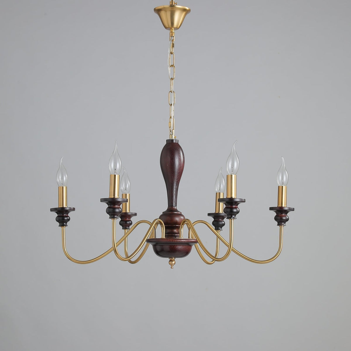 Ilvenan Lustre Vintage Traditionnel Élégant en Bois - Neutralighting