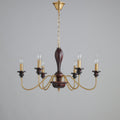 Ilvenan Lustre Vintage Traditionnel Élégant en Bois - Neutralighting