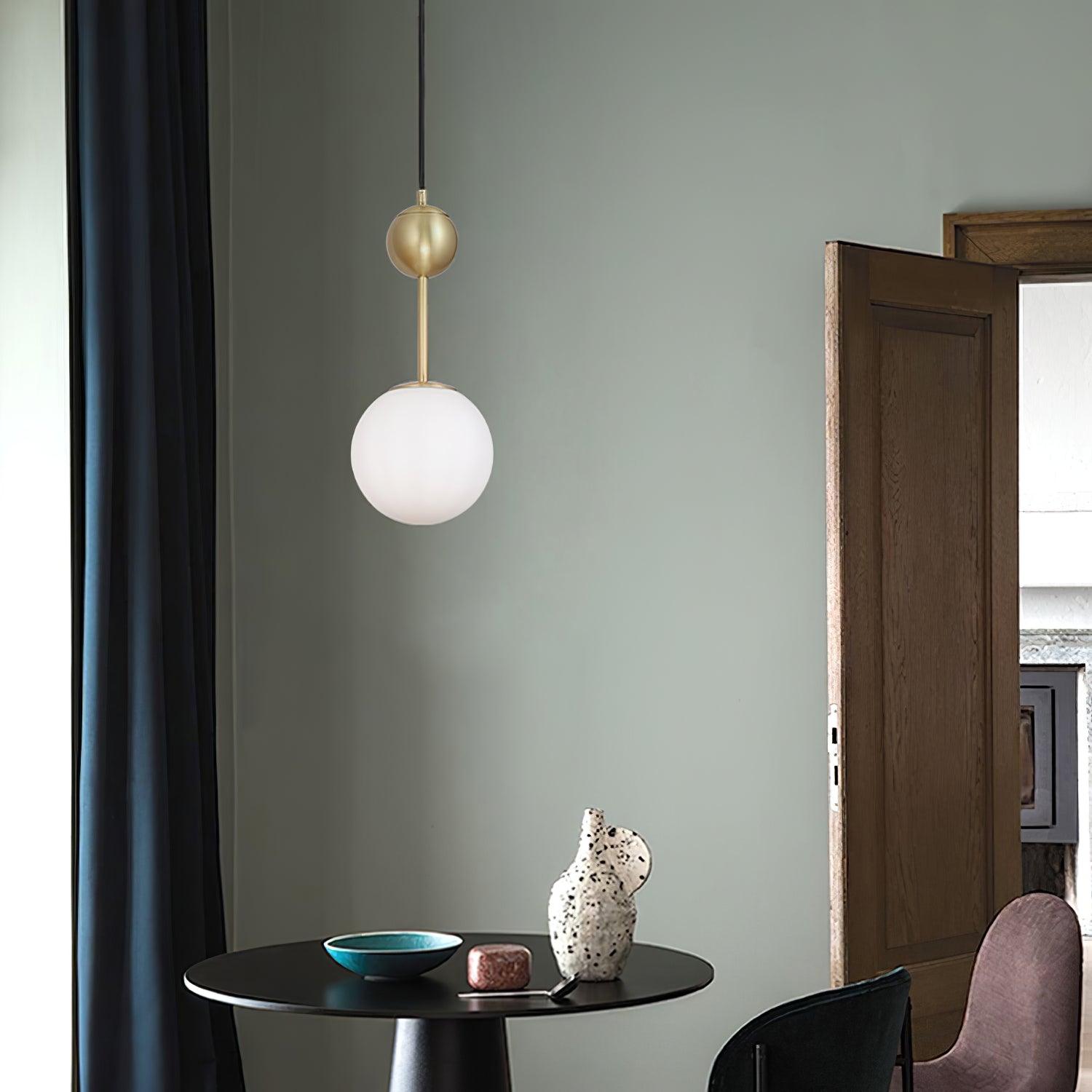 Aviaran Suspension Classique Laiton Verre - Neutralighting