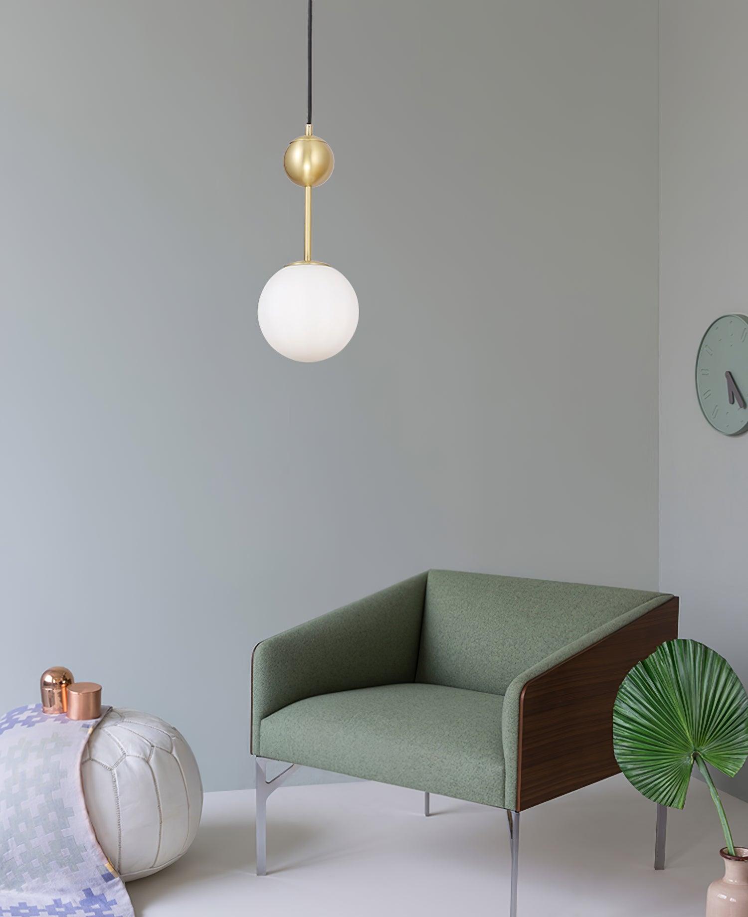 Aviaran Suspension Classique Laiton Verre - Neutralighting