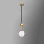 Aviaran Suspension Classique Laiton Verre - Neutralighting