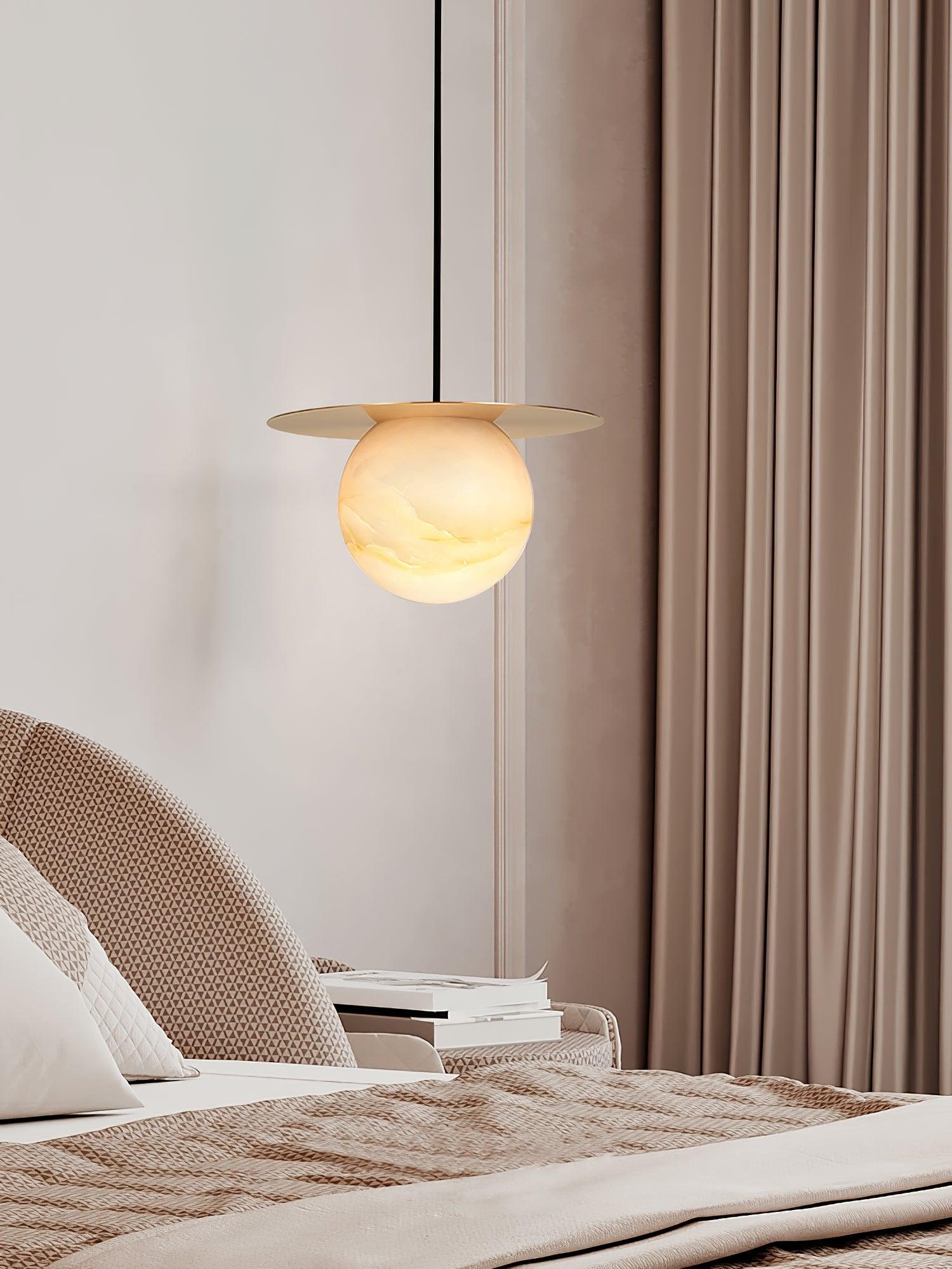 Nyvelyra Suspension Sphérique en Albâtre - Neutralighting