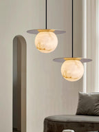 Nyvelyra Suspension Sphérique en Albâtre - Neutralighting