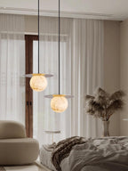 Nyvelyra Suspension Sphérique en Albâtre - Neutralighting