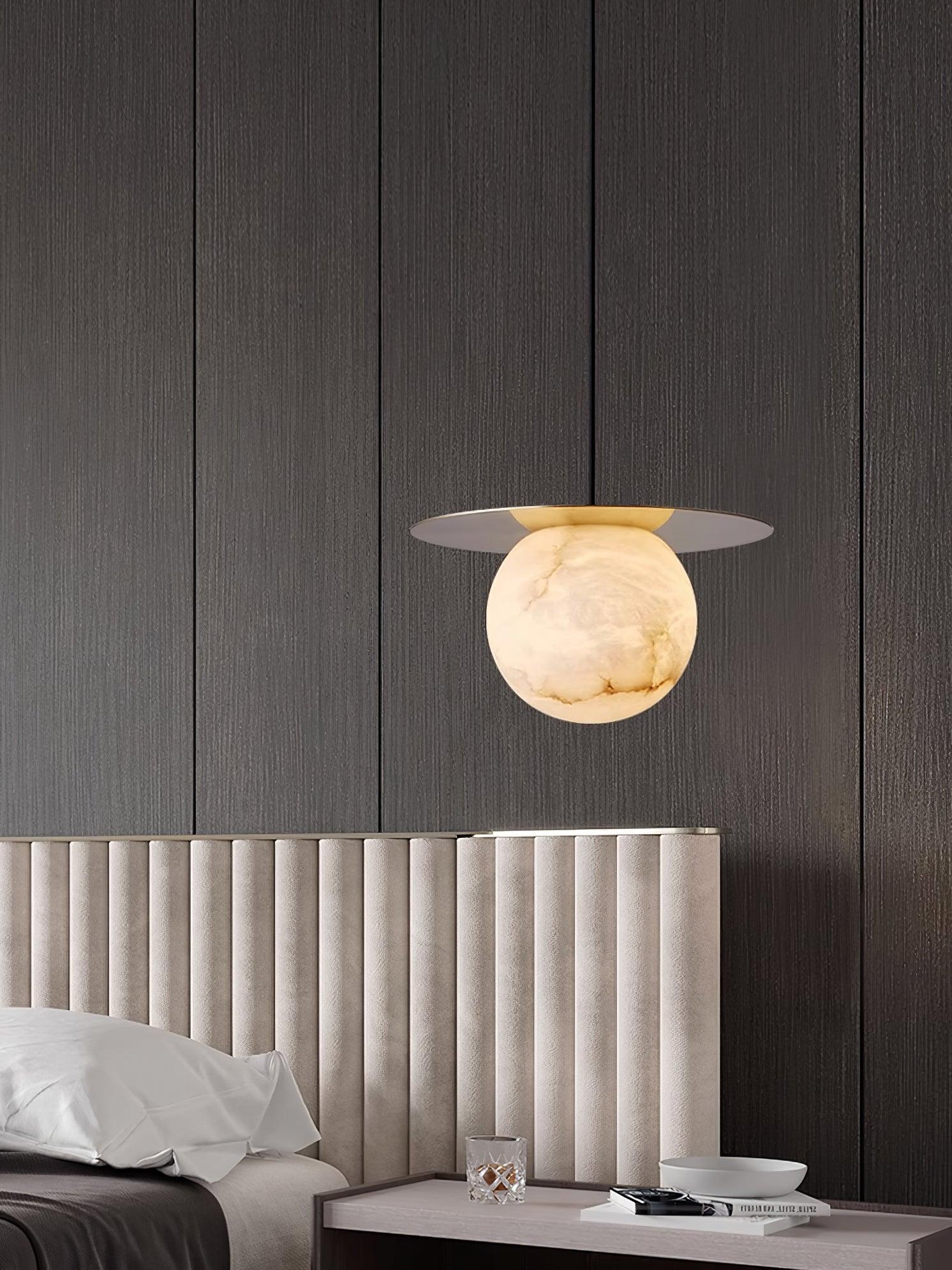 Nyvelyra Suspension Sphérique en Albâtre - Neutralighting