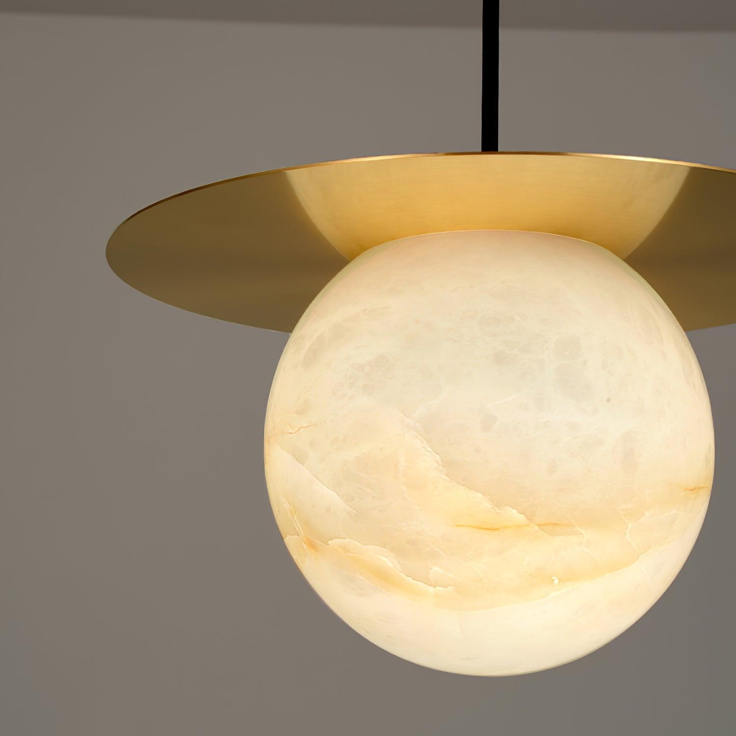 Nyvelyra Suspension Sphérique en Albâtre - Neutralighting