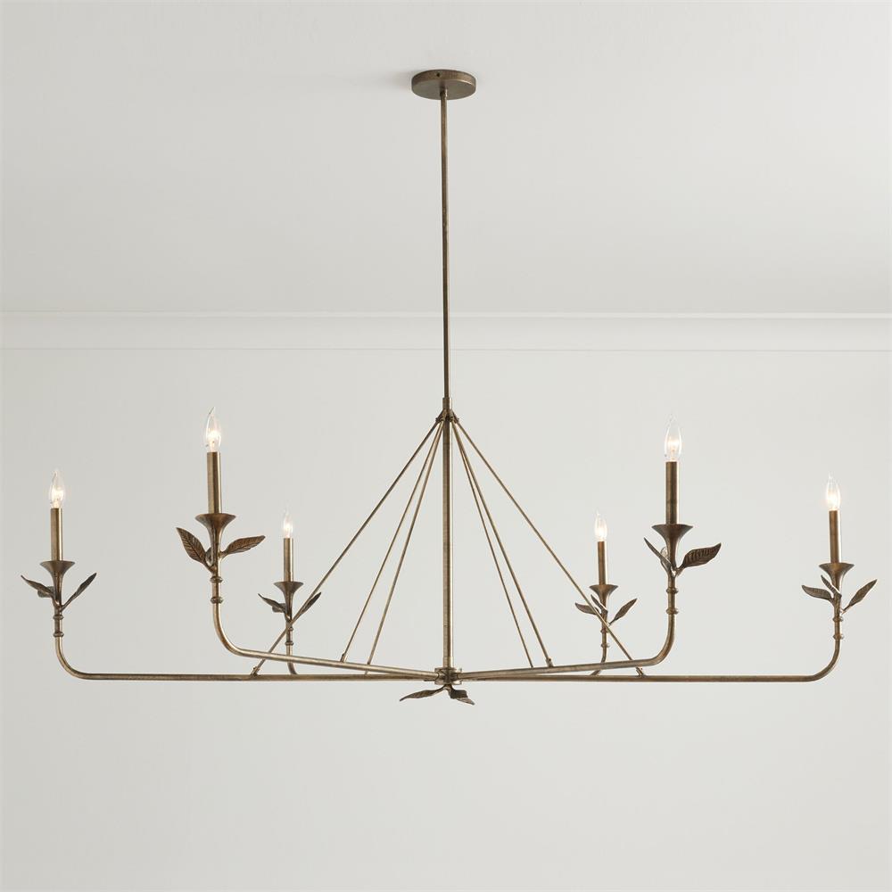 Eurtheion Printemps Île Panier Métal Lustre - Neutralighting