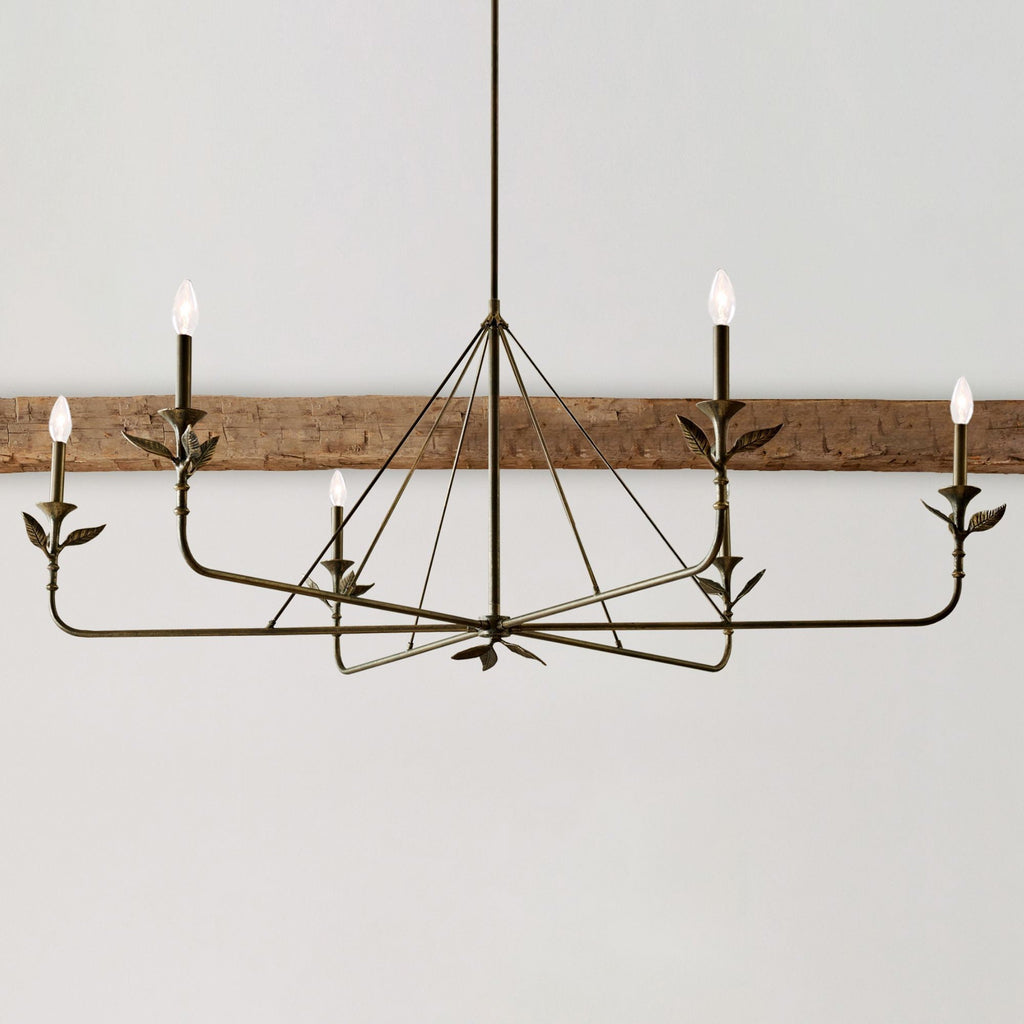 Eurtheion Printemps Île Panier Métal Lustre - Neutralighting