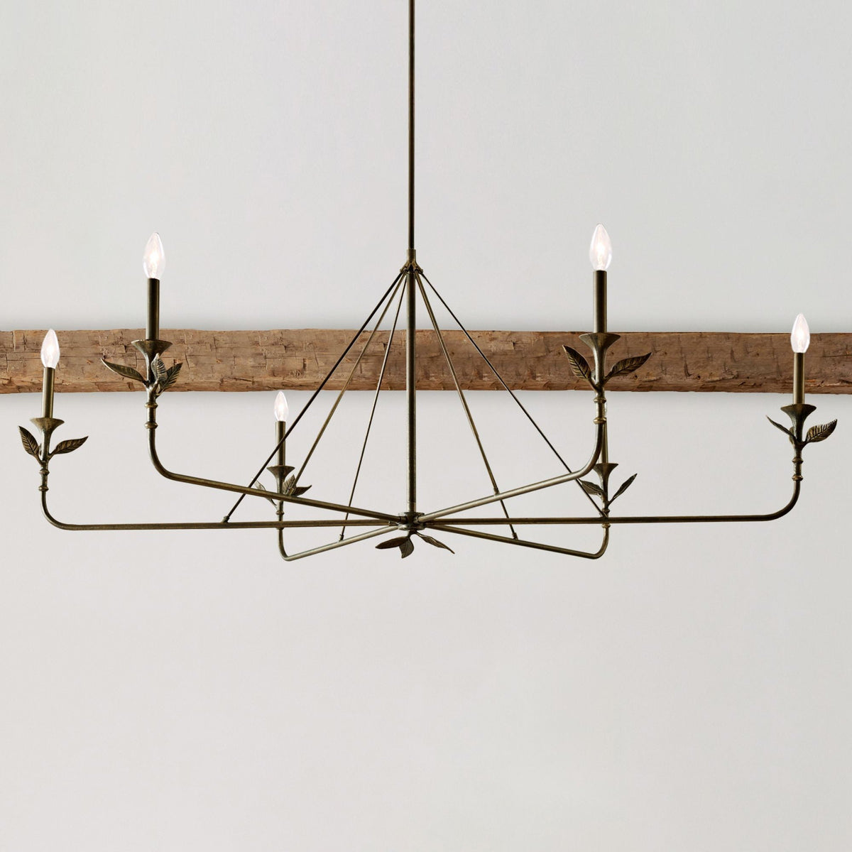 Eurtheion Printemps Île Panier Métal Lustre - Neutralighting