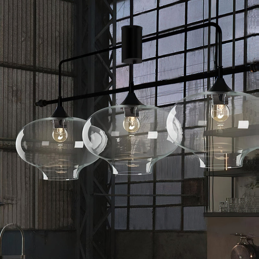 Himinuvyj Moderne Minimaliste Métal Verre Suspension - Neutralighting