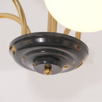 Lustra Chandelier Cadre en Tige et Blanc - Neutralighting