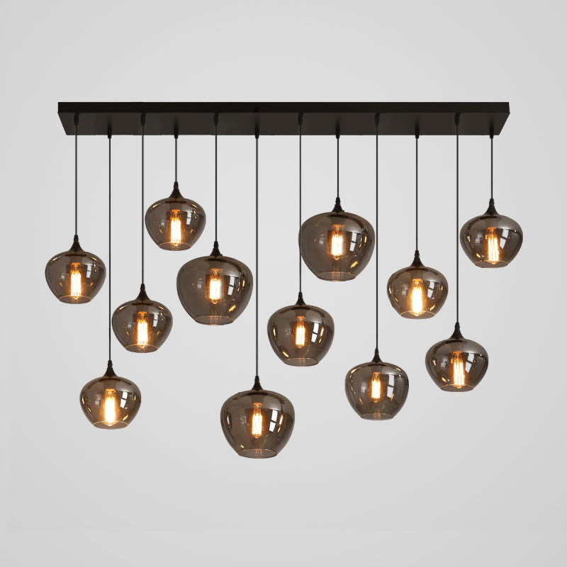 Talis Suspension en Verre Industrielle Chic - Neutralighting