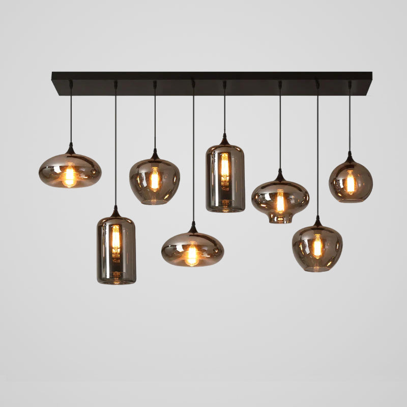 Talis Suspension en Verre Industrielle Chic - Neutralighting