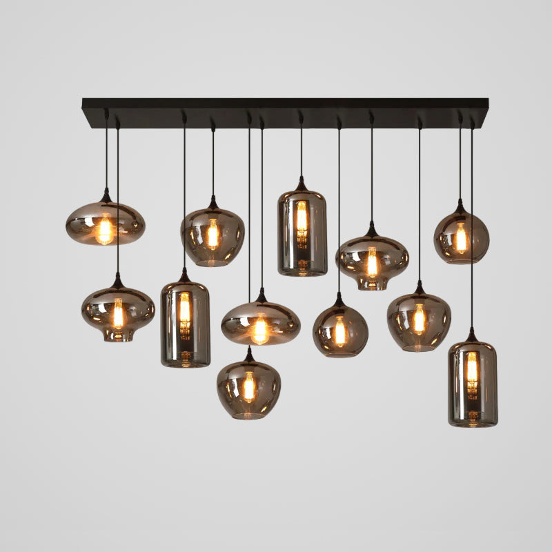 Talis Suspension en Verre Industrielle Chic - Neutralighting