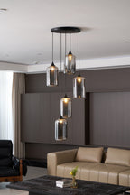 Talis Suspension en Verre Industrielle Chic - Neutralighting