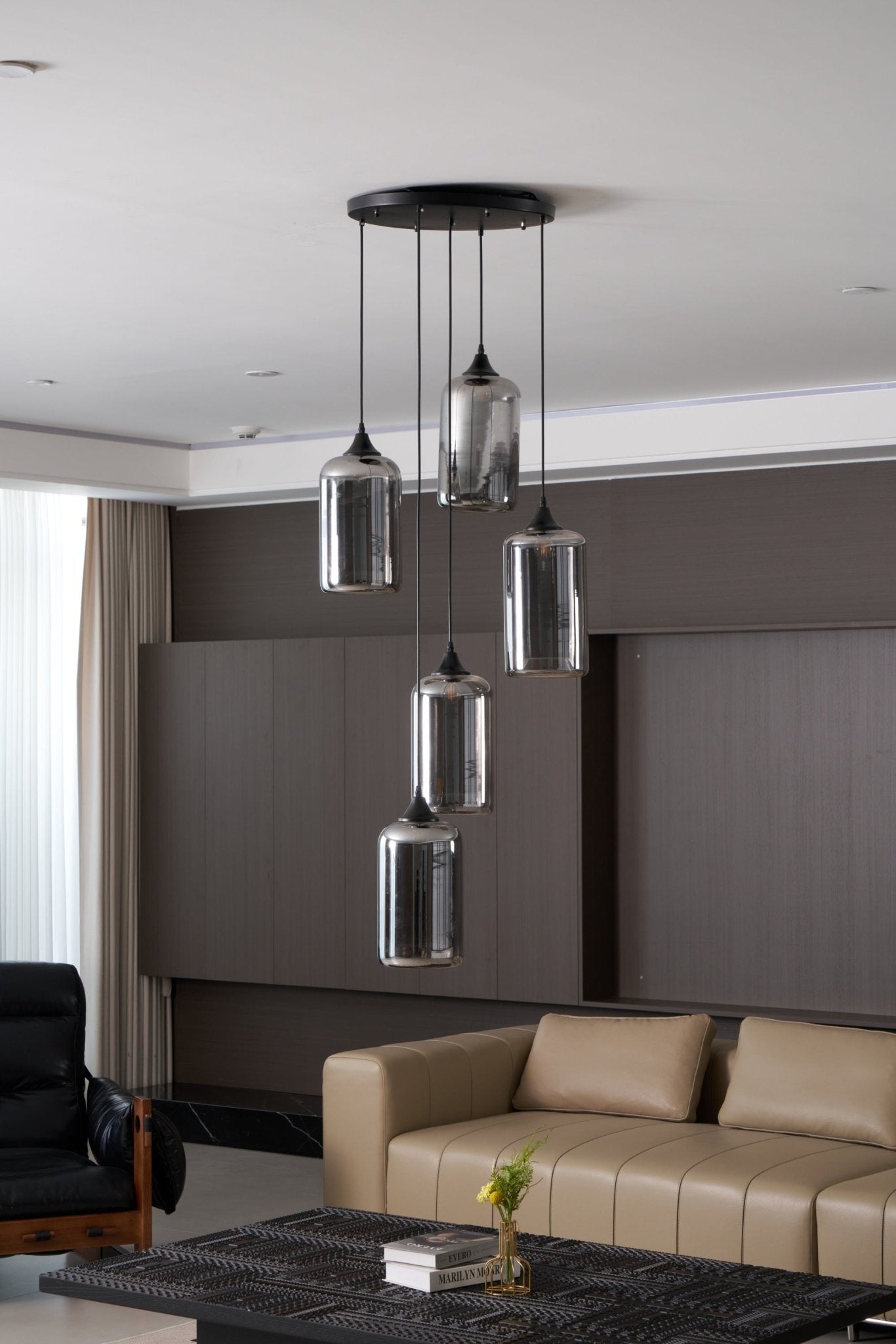 Talis Suspension en Verre Industrielle Chic - Neutralighting